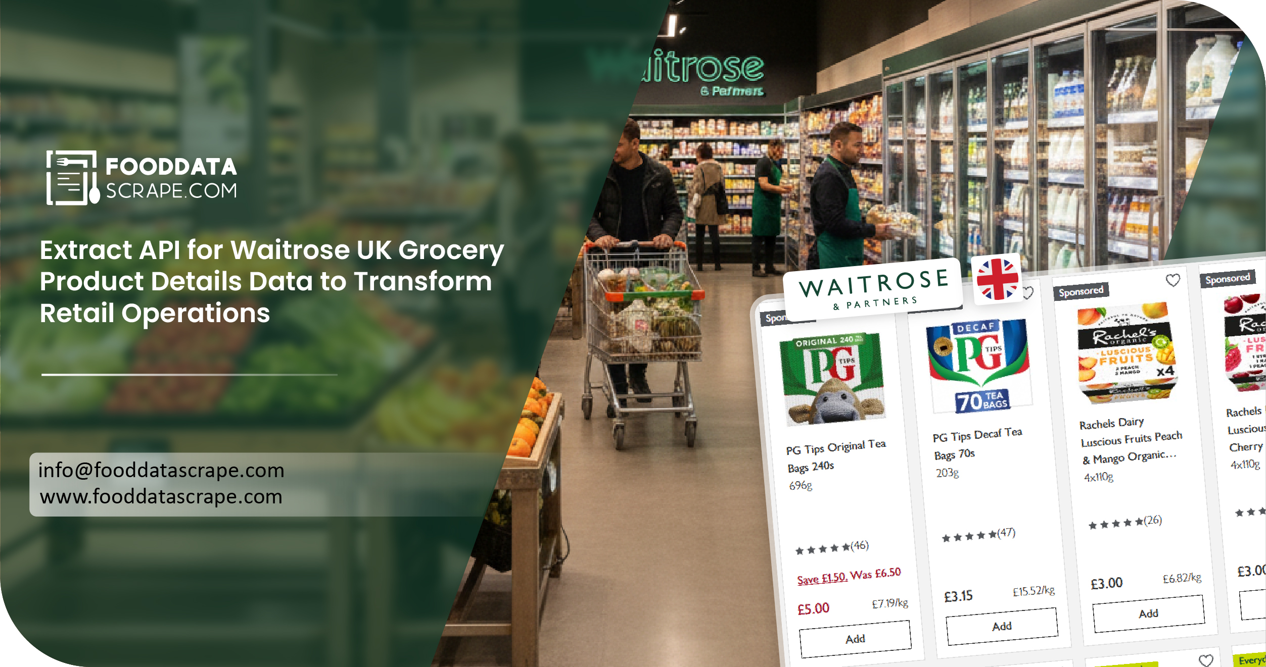 Waitrose UK Grocery Product Data Scraping